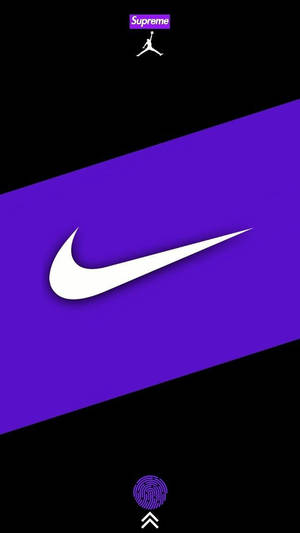 Purple Jordan Nike Logo Wallpaper