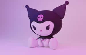 Purple Kuromi3 D Character Wallpaper