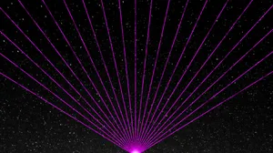 Purple Laser Beams Night Sky Wallpaper