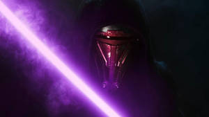 Purple Lightsaber Smoky Wallpaper