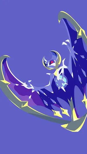 Purple Lunala Wallpaper