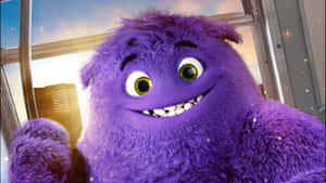 Purple Monster Cartoon Character Wallpaper