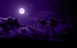 Purple Moon Wallpapers Hd Wallpaper