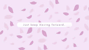 Purple Motivational Quote Background Wallpaper