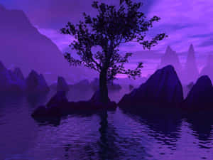 Purple_ Mountain_ Majesty_ Landscape Wallpaper
