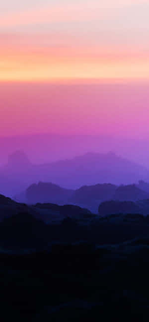 Purple_ Mountain_ Sunset_ Gradient.jpg Wallpaper