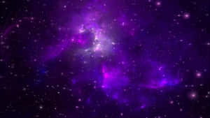Purple Nebula Space Background Wallpaper