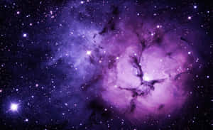 Purple Nebula Starscape Wallpaper