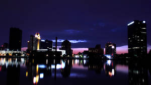 Purple Photo Of Toledo City Wallpaper