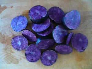 Purple Potato: The Perfect Addition To Your Meal Wallpaper