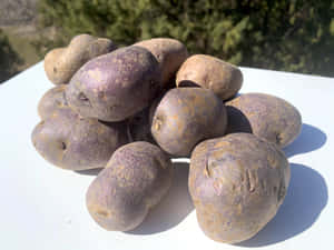 Purple Potatoes, Nature's Colorful Gifts Wallpaper