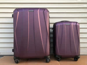 Purple Samsonite Suitcases Wallpaper