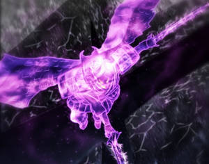 Purple Sasuke Susanoo Wallpaper