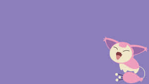 Purple Skitty Wallpaper