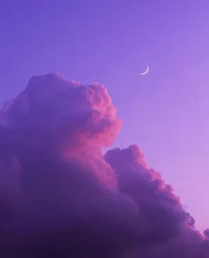 Purple Sky At Dusk Wallpaper