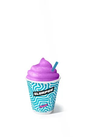 Purple Slurpee Cupwith Straw Wallpaper