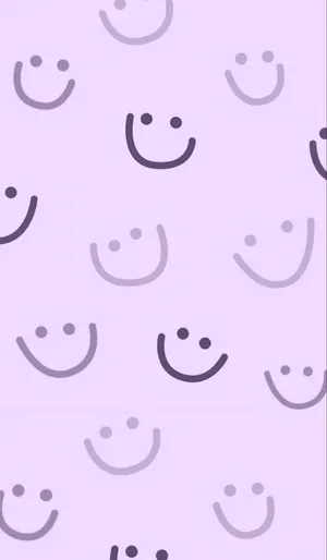Purple Smiley Face Pattern.jpg Wallpaper