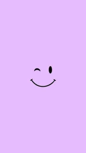 Purple Smiley Face Simple Background.jpg Wallpaper