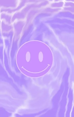 Purple Smiley Face Wavy Background.jpg Wallpaper