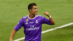 Purple Soccer Jersey Celebration Wallpaper