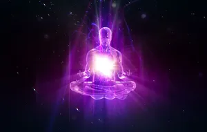 Purple Soul Yoga Wallpaper