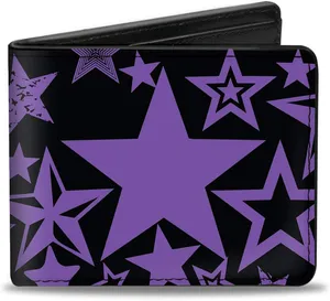 Purple Star Pattern Wallet Wallpaper