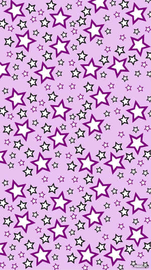 Purple Star Shining Bright Wallpaper