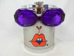 Purple Sunglasses Face Cocktail Shaker Wallpaper