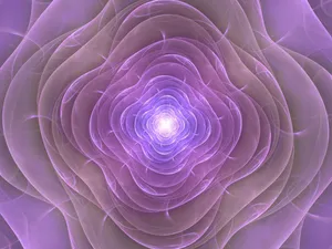 Purple Swirls With A Purple Center Wallpaper