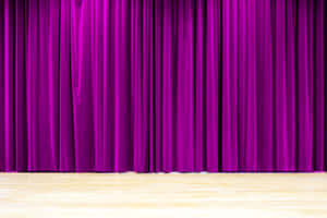 Purple Theater Curtains Stage Background Wallpaper