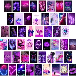 Purple Y2 K Aesthetic Collage Wallpaper