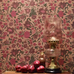 Purple Yams Lamp Still Life Wallpaper