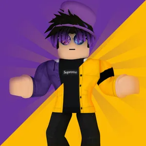 Purple Yellow Roblox Pfp Wallpaper
