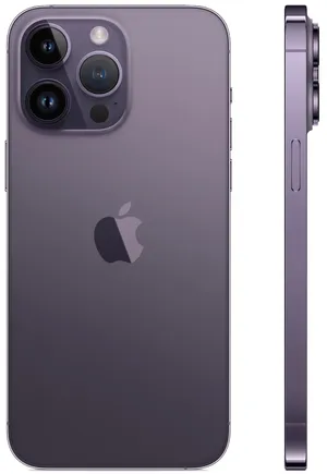 Purplei Phone14 Pro Max Backand Side View Wallpaper