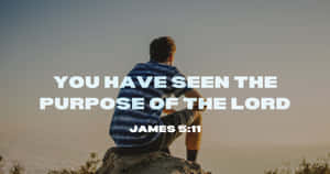 Purposeofthe Lord Inspirational Quote Wallpaper