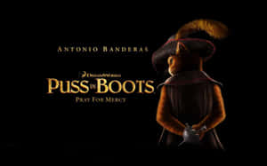 Puss In Boots Pray For Mercy Movie Poster Wallpaper