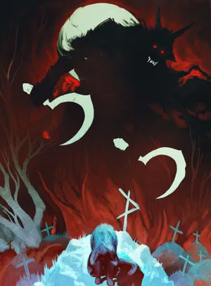 Pussin Boots Facing Giant Beast Wallpaper