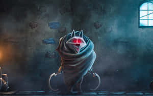 Pussin Boots Red Eyes Cape Wallpaper