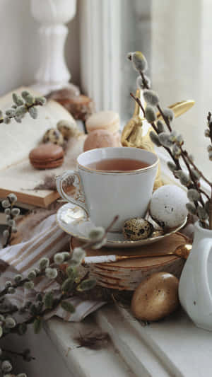 Pussy Willow Spring Decor Wallpaper