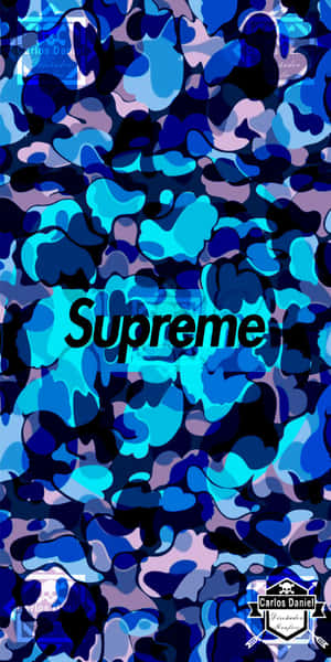 Put On Some Blue Bape Camo Wallpaper