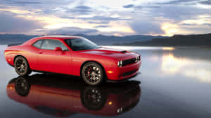 Put The Pedal To The Metal In A Dodge Hellcat Wallpaper