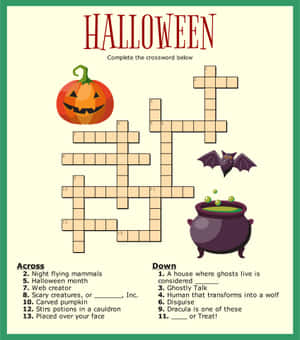 Put Your Brain To The Test With These Spooky Halloween Puzzles Wallpaper