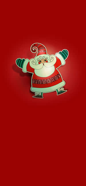 Put Your Holiday Cheer Into Your Phone With This Funny Christmas Iphone Wallpaper! Wallpaper