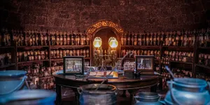 Put Your Magical Talent To Use In The Hogwarts Potions Class Wallpaper