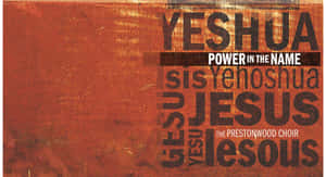 Put Your Trust In The Power Of Jesus' Name Wallpaper