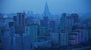 Pyongyang Dark Blue Sky Wallpaper