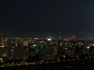 Pyongyang North Korea At Night Wallpaper