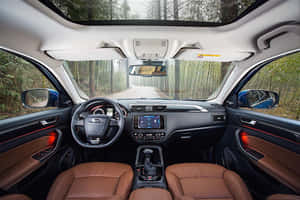 Qoros5 S U V Interior View Wallpaper