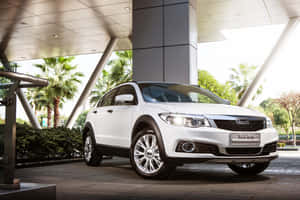 Qoros5 S U V Parked Outdoors Wallpaper