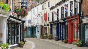 Quaint Ripon Street U K Wallpaper